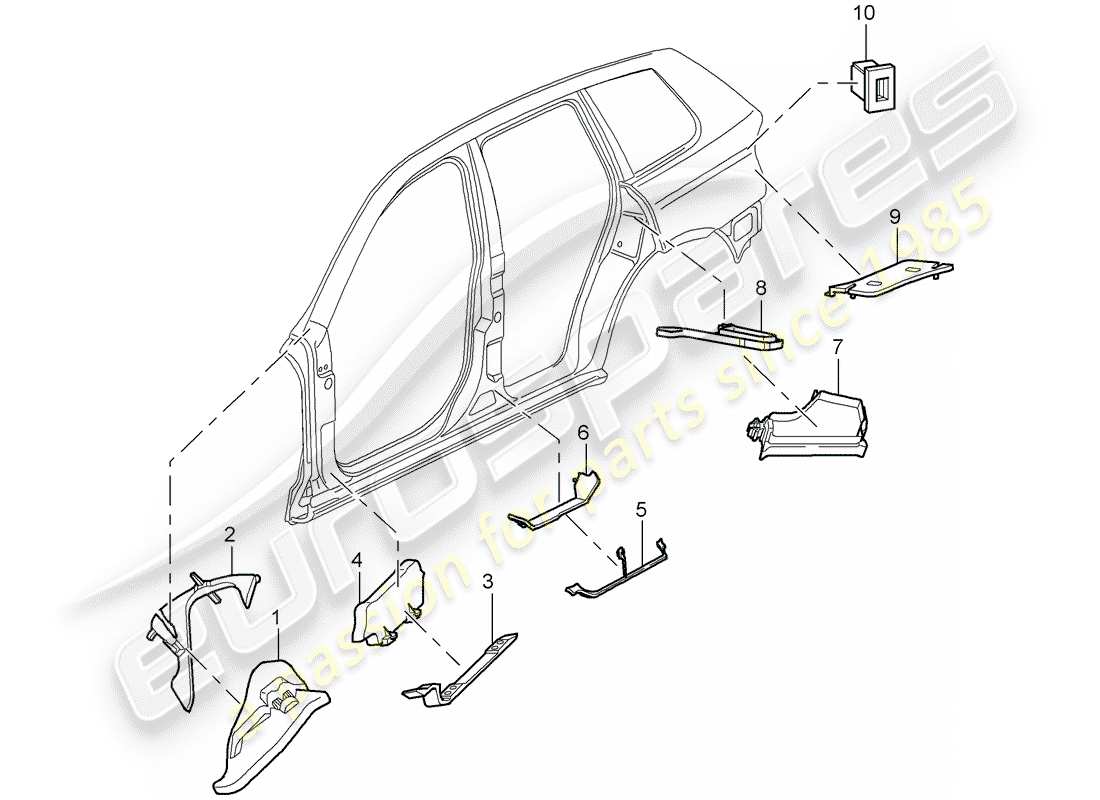 part diagram containing part number 95555644900