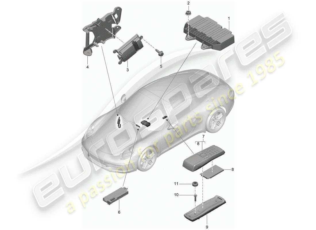part diagram containing part number 99164544101