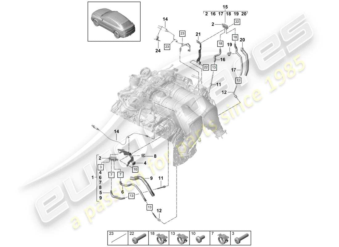 part diagram containing part number pab919529b