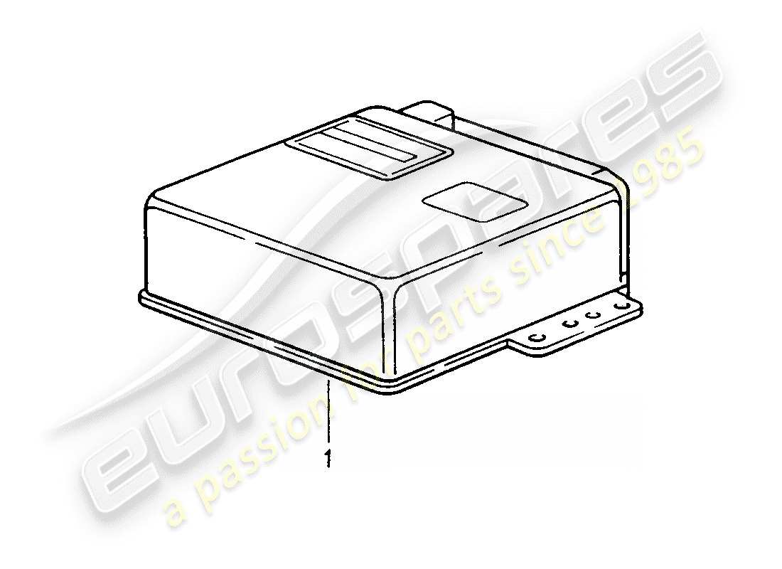 porsche 2008 (refurbished and exchange catalogue) control units part diagram