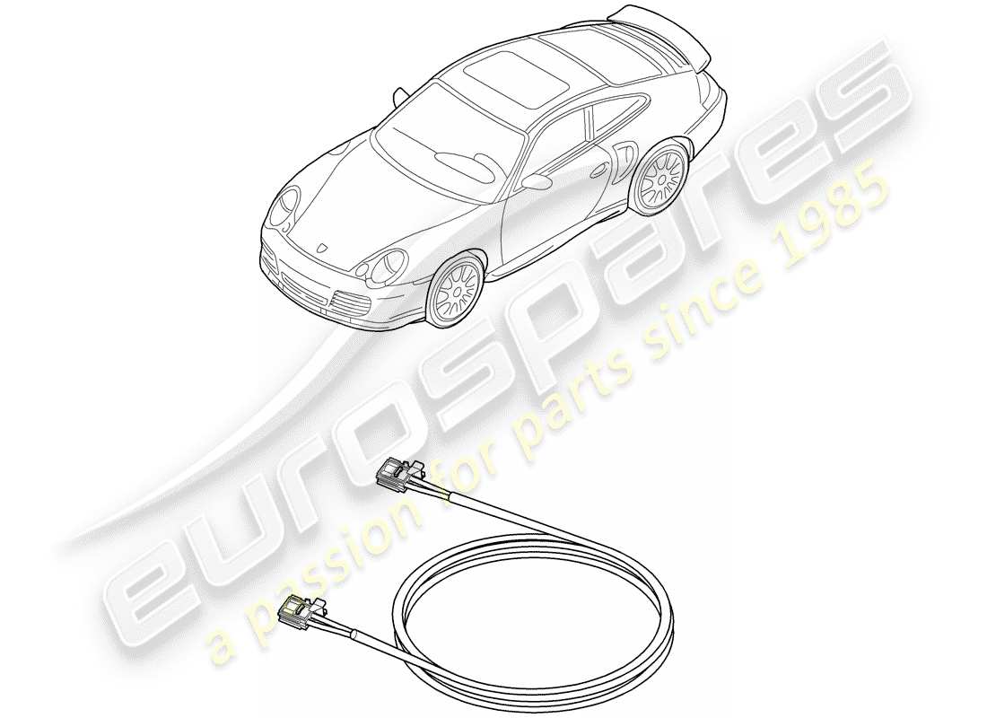 porsche 2002 (996 turbo / gt2) light fibre optic - d - mj 2003>> part diagram