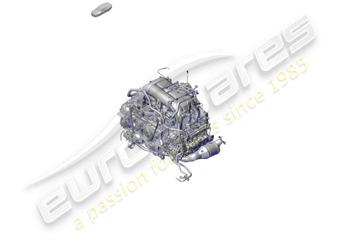 porsche 2020 (718 boxster spyder) replacement engine part diagram