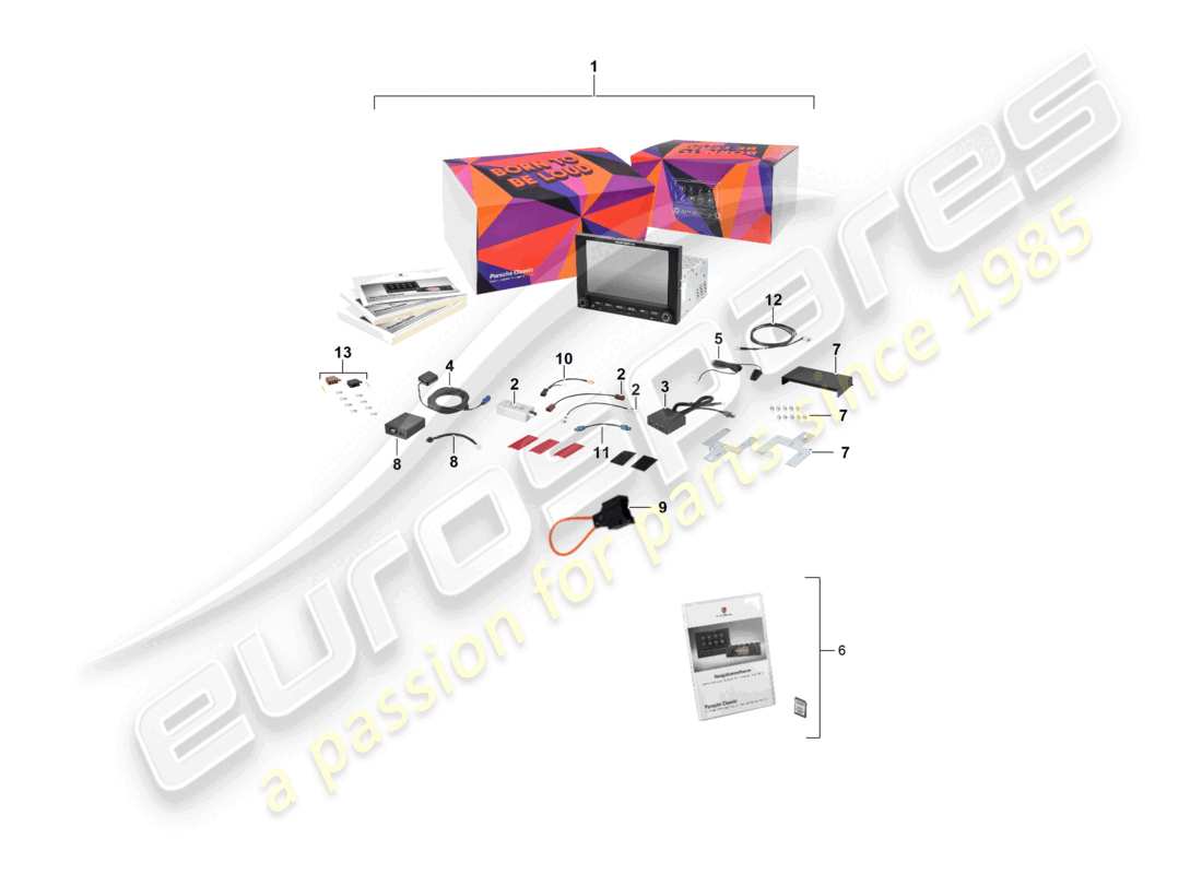 porsche 2002 (986 boxster) porsche classic communication din 2 management plus europe see technical information ti 9112 0/19 and ti 9110 10/03 part diagram