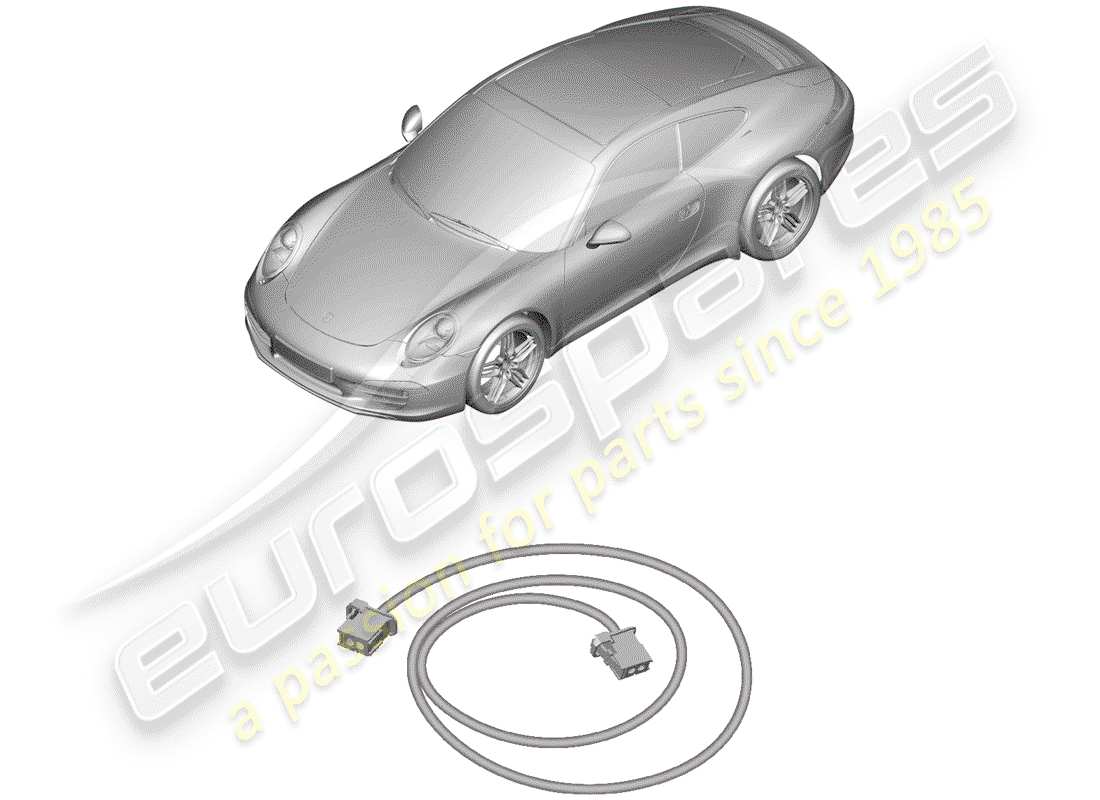 porsche 2014 (991-1) wiring harnesses part diagram