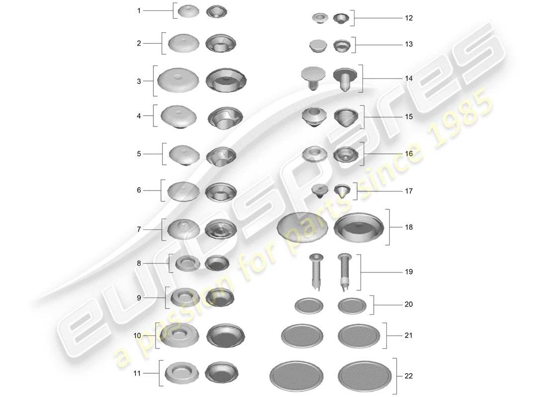porsche 991 (2013) plug part diagram