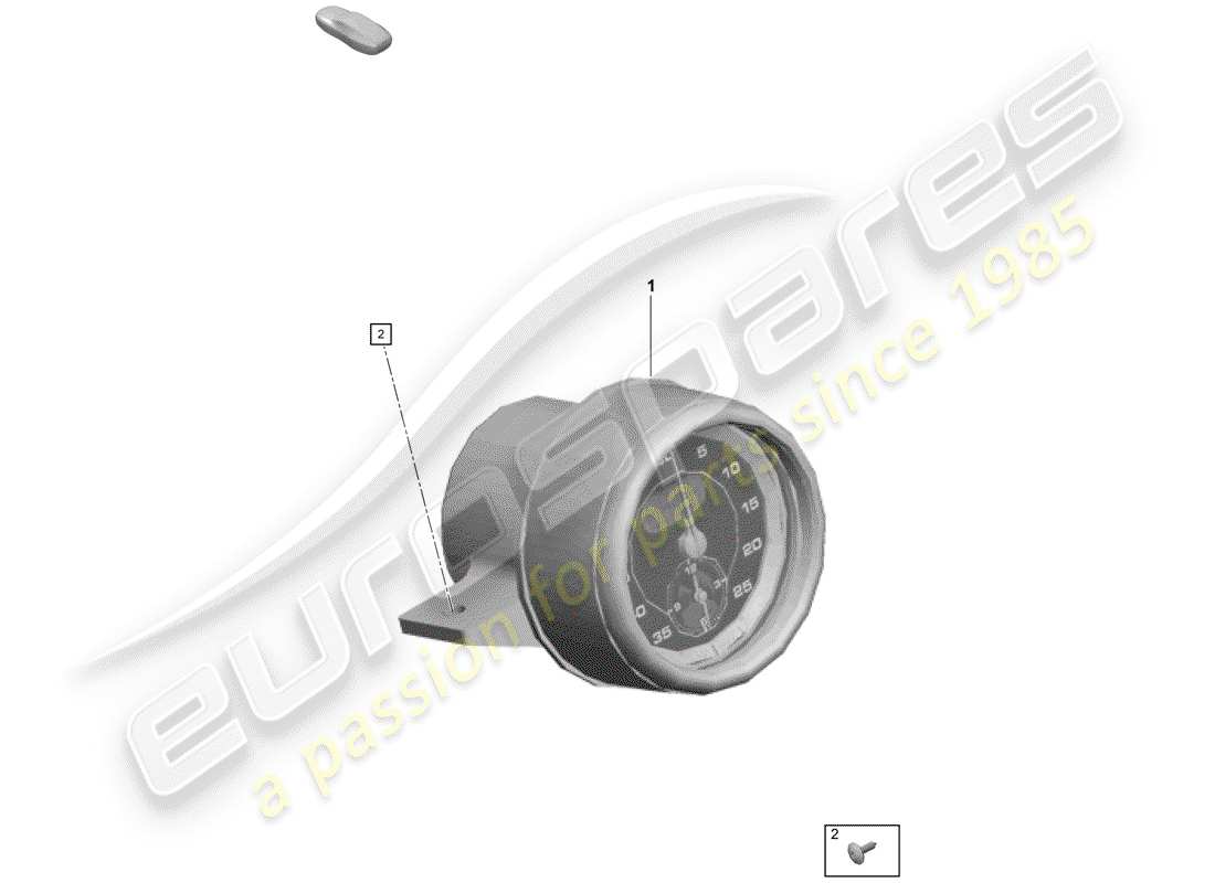 porsche 2020 (718 boxster spyder) stopwatch parts diagram