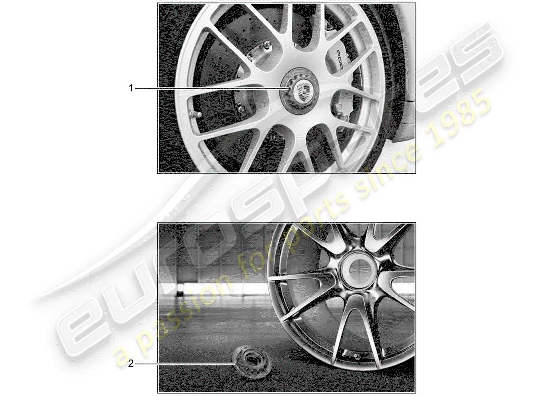 porsche tequipment catalogue (2007) central locking part diagram