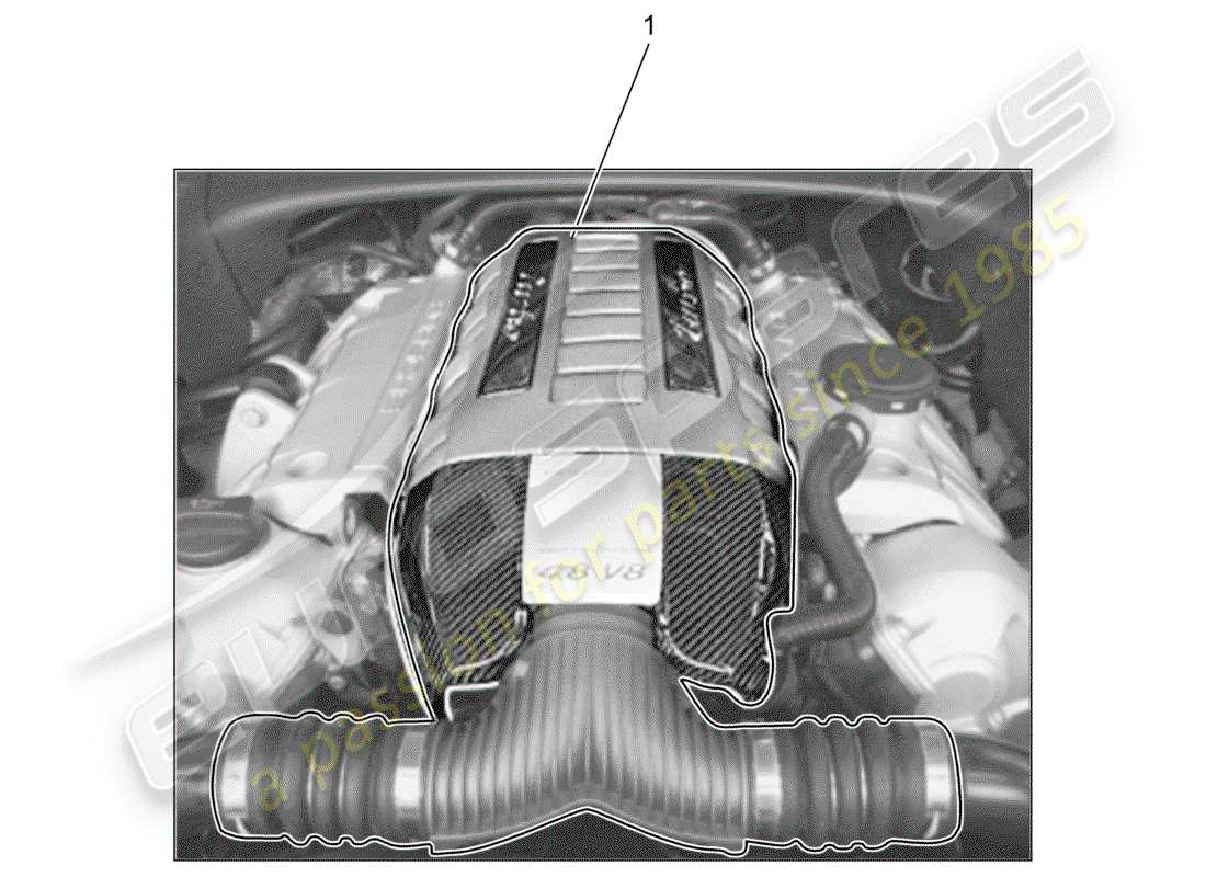 porsche 2004 (tequipment cayenne) engine part diagram