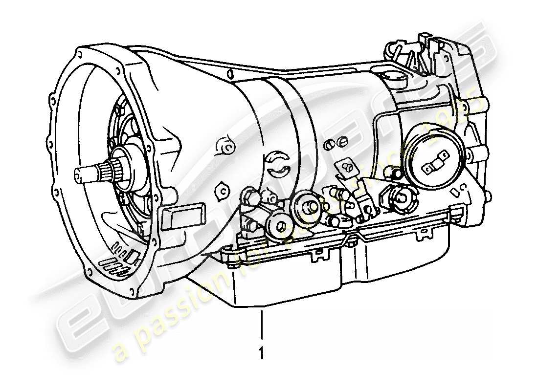 a part diagram from the porsche accessories and tequipment parts catalogue