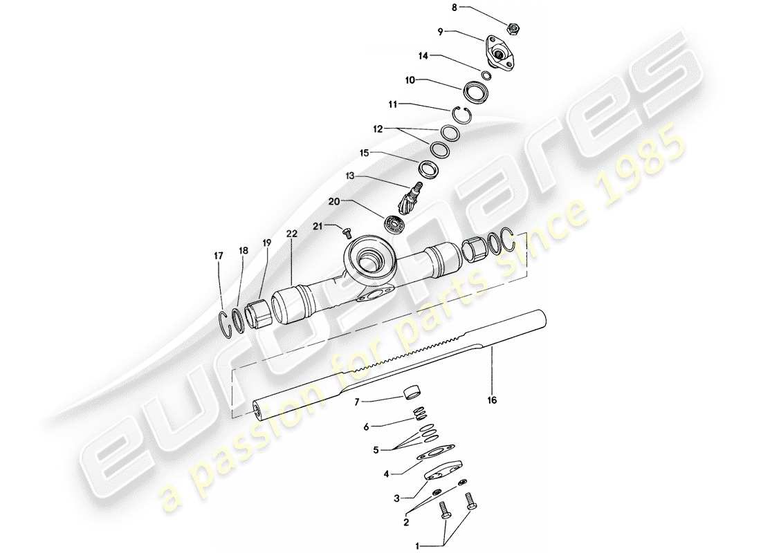 a part diagram from the porsche 914 parts catalogue