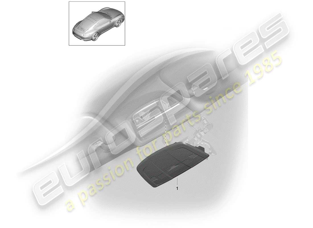 porsche 2013 (991-1) bracket part diagram