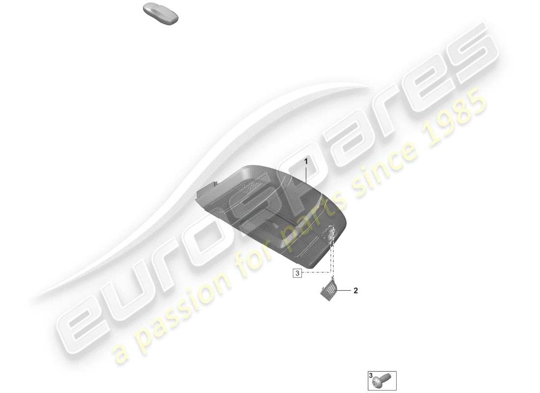 porsche 2020 (992-1) bracket parts diagram