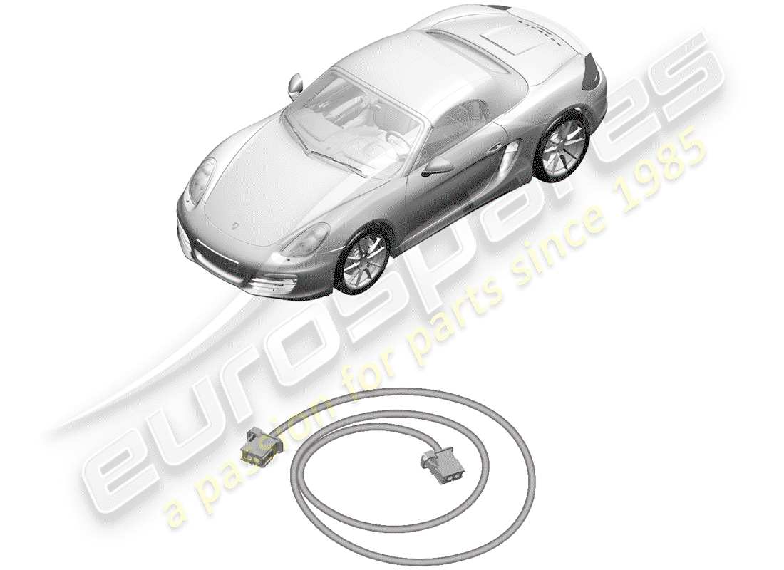 porsche 2012 (981 boxster) wiring harnesses parts diagram