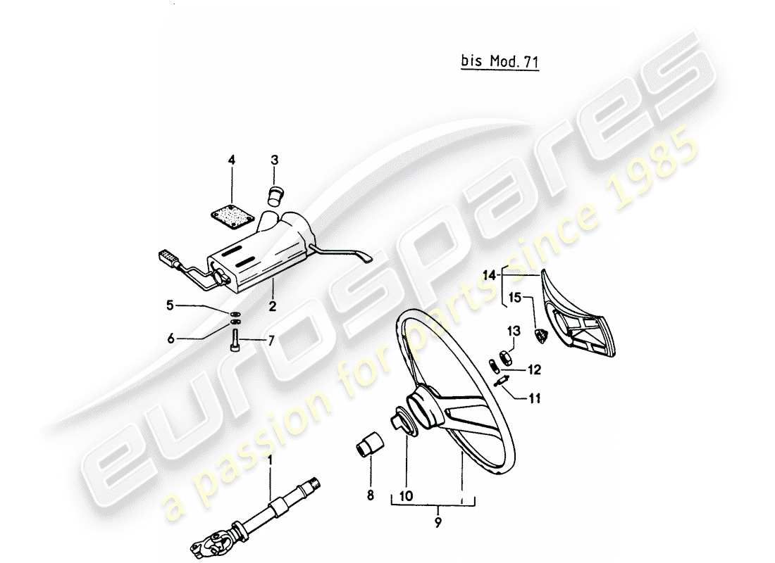 part diagram containing part number n 0147172