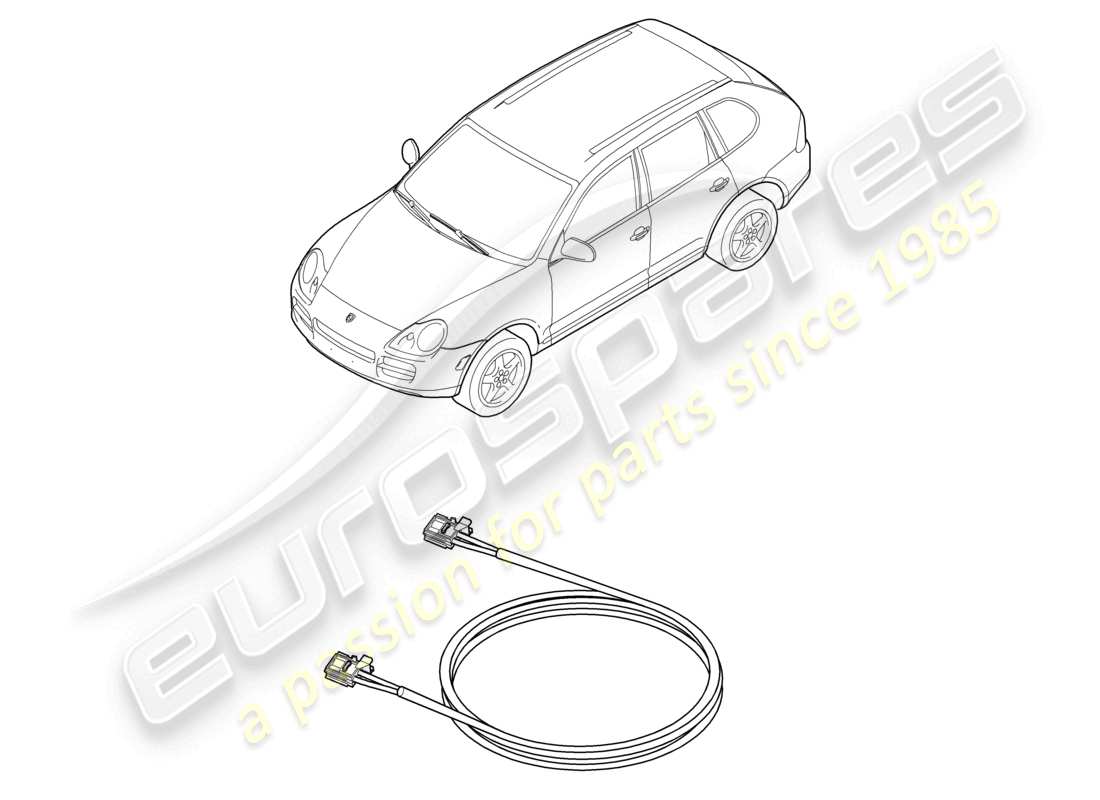 VIEW PARTS DIAGRAMS FROM THE PORSCHE CAYENNE PARTS CATALOGUE a part diagram from the porsche cayenne parts catalogue