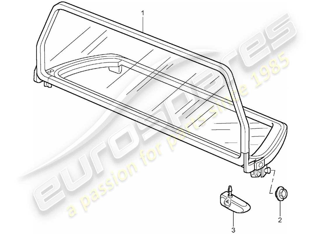 VIEW PARTS DIAGRAMS FROM THE PORSCHE 996 PARTS CATALOGUE a part diagram from the porsche 996 parts catalogue