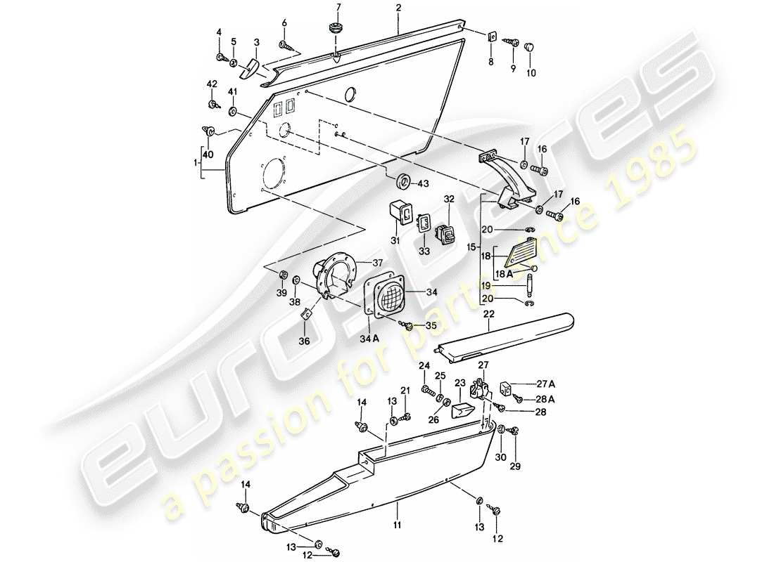 part diagram containing part number 91155564501