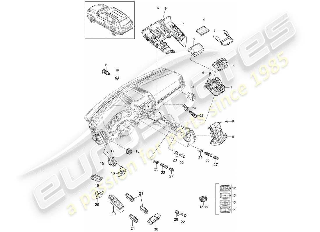 part diagram containing part number 7pp907527a