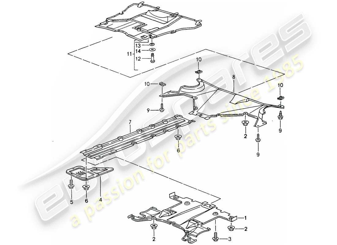 VIEW PARTS DIAGRAMS FROM THE PORSCHE 993 PARTS CATALOGUE a part diagram from the porsche 993 parts catalogue