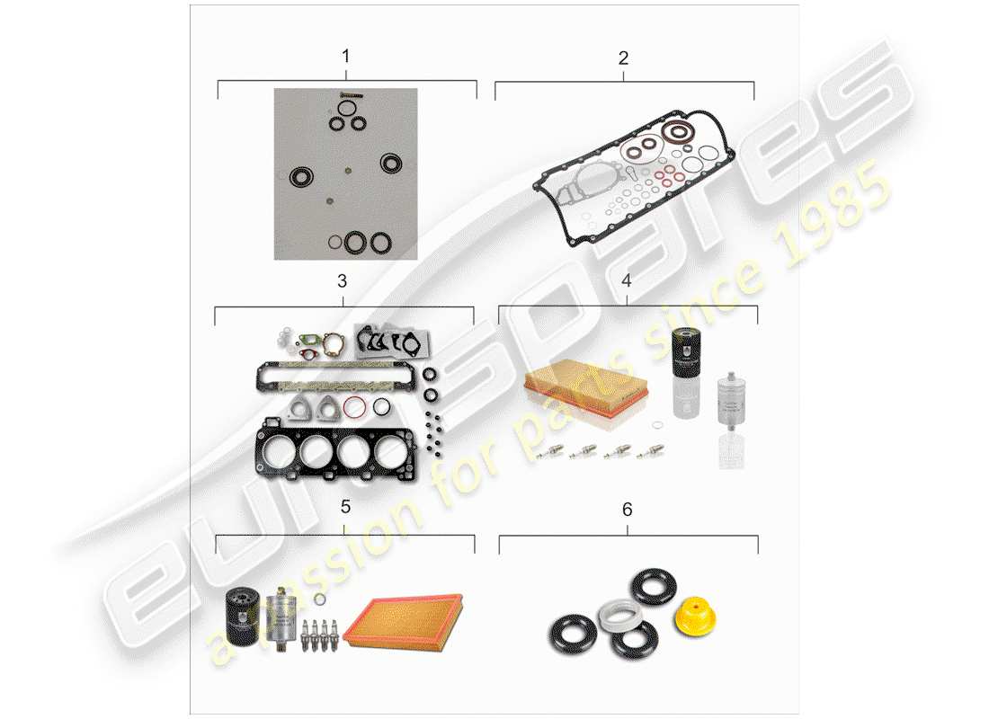 a part diagram from the porsche 1984 (944) parts catalogue