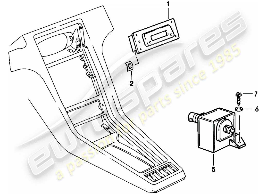 VIEW PARTS DIAGRAMS FROM THE PORSCHE 928 PARTS CATALOGUE a part diagram from the porsche 928 parts catalogue