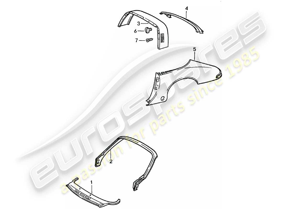 a part diagram from the porsche 1983 (911) parts catalogue