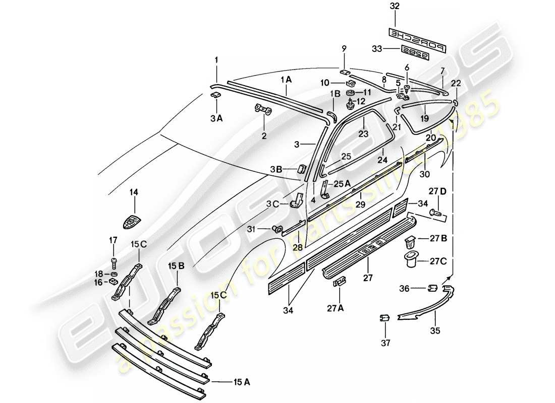 part diagram containing part number 92854342009