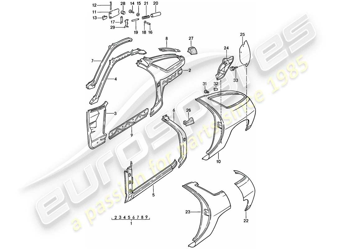 part diagram containing part number 92850201104