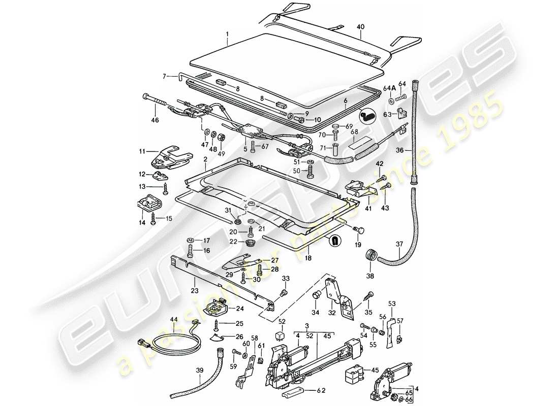 VIEW PARTS DIAGRAMS FROM THE PORSCHE 944 PARTS CATALOGUE a part diagram from the porsche 944 parts catalogue