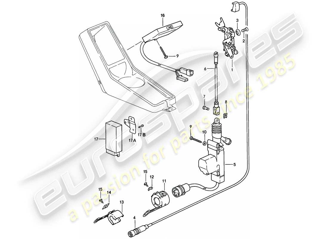 a part diagram from the porsche 1988 (911) parts catalogue