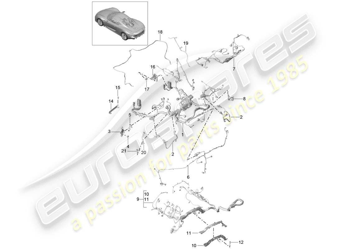 part diagram containing part number 91861025101