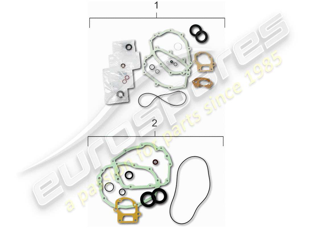 a part diagram from the porsche 911 parts catalogue