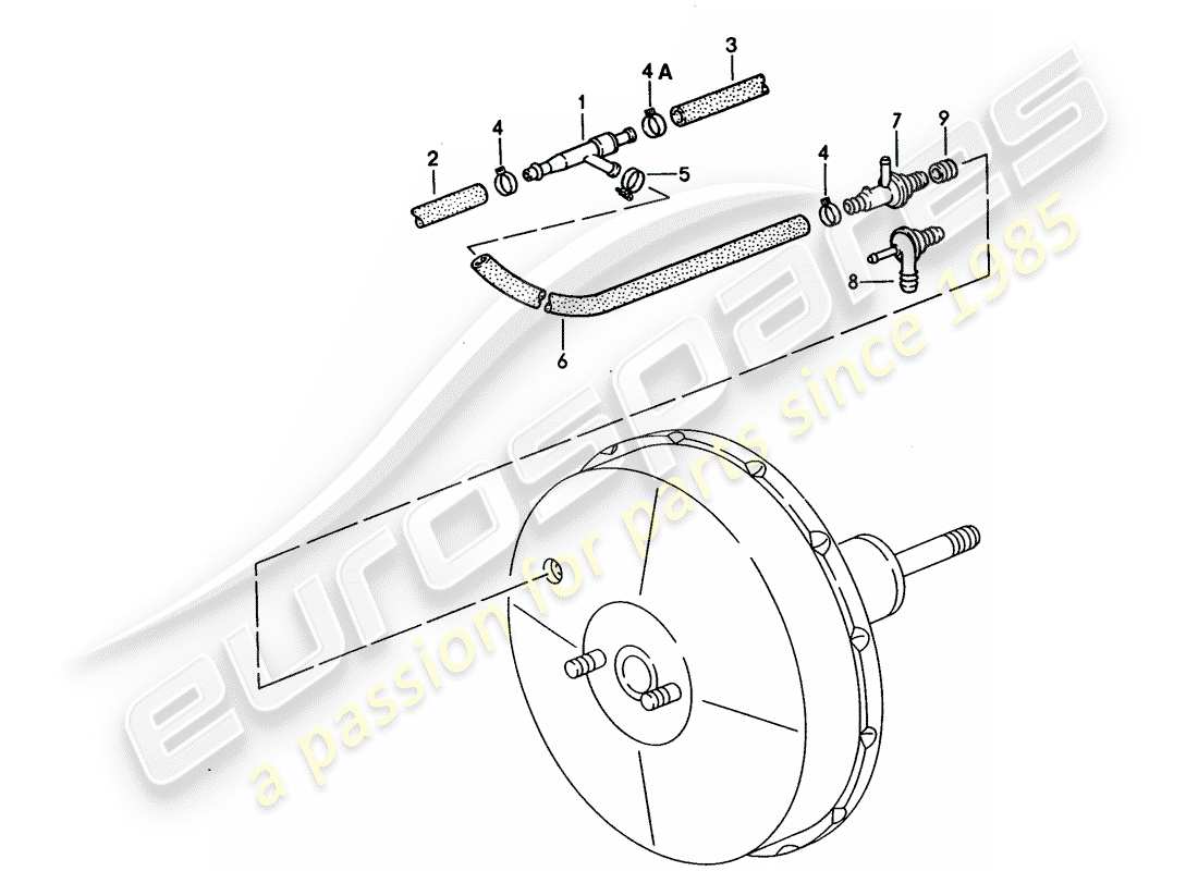 VIEW PARTS DIAGRAMS FROM THE PORSCHE 928 PARTS CATALOGUE a part diagram from the porsche 928 parts catalogue