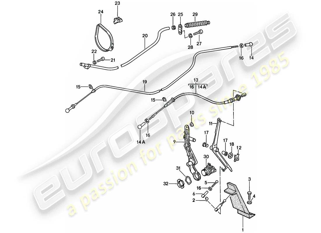 VIEW PARTS DIAGRAMS FROM THE PORSCHE 928 PARTS CATALOGUE a part diagram from the porsche 928 parts catalogue