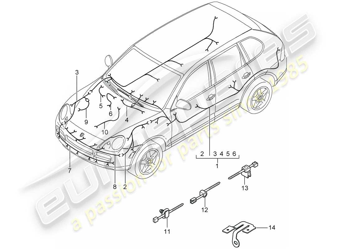 part diagram containing part number 95561291505