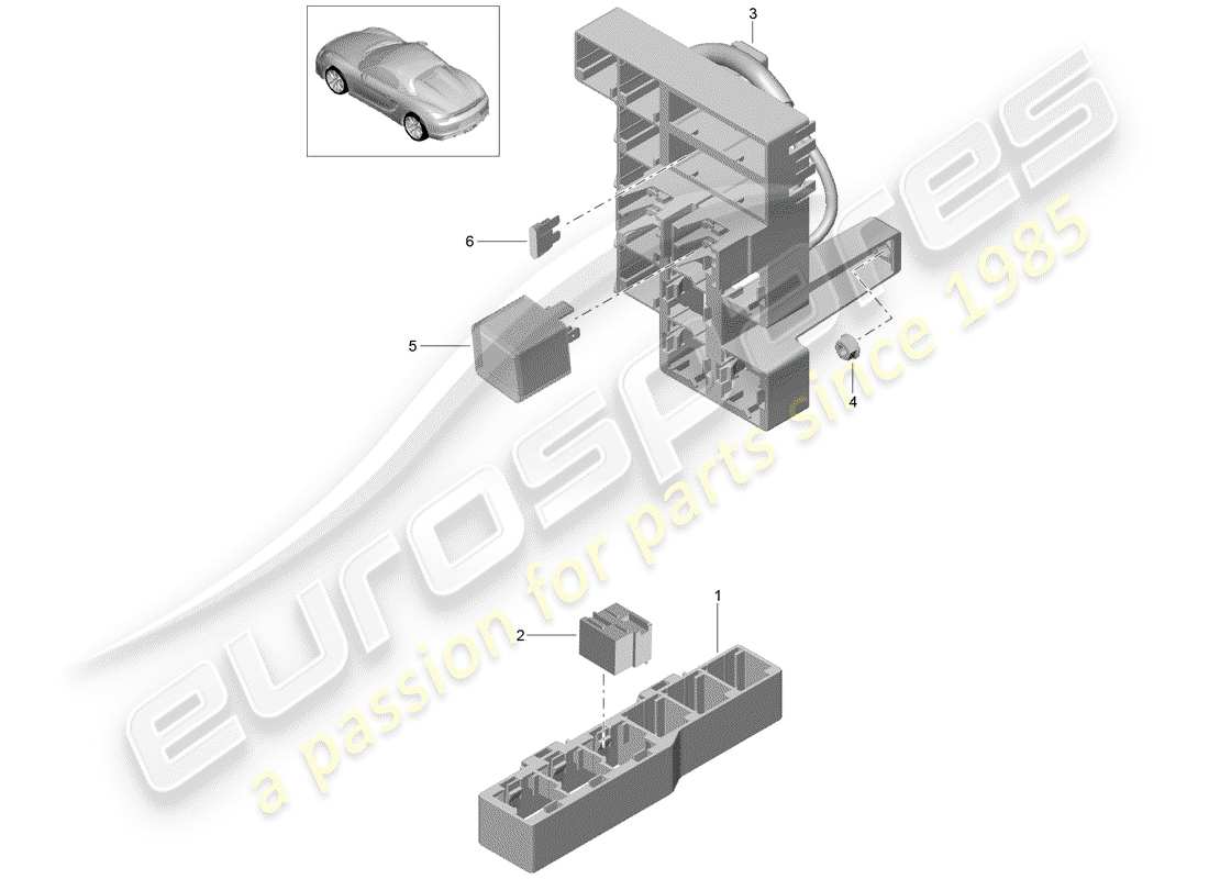 part diagram containing part number 98161010801