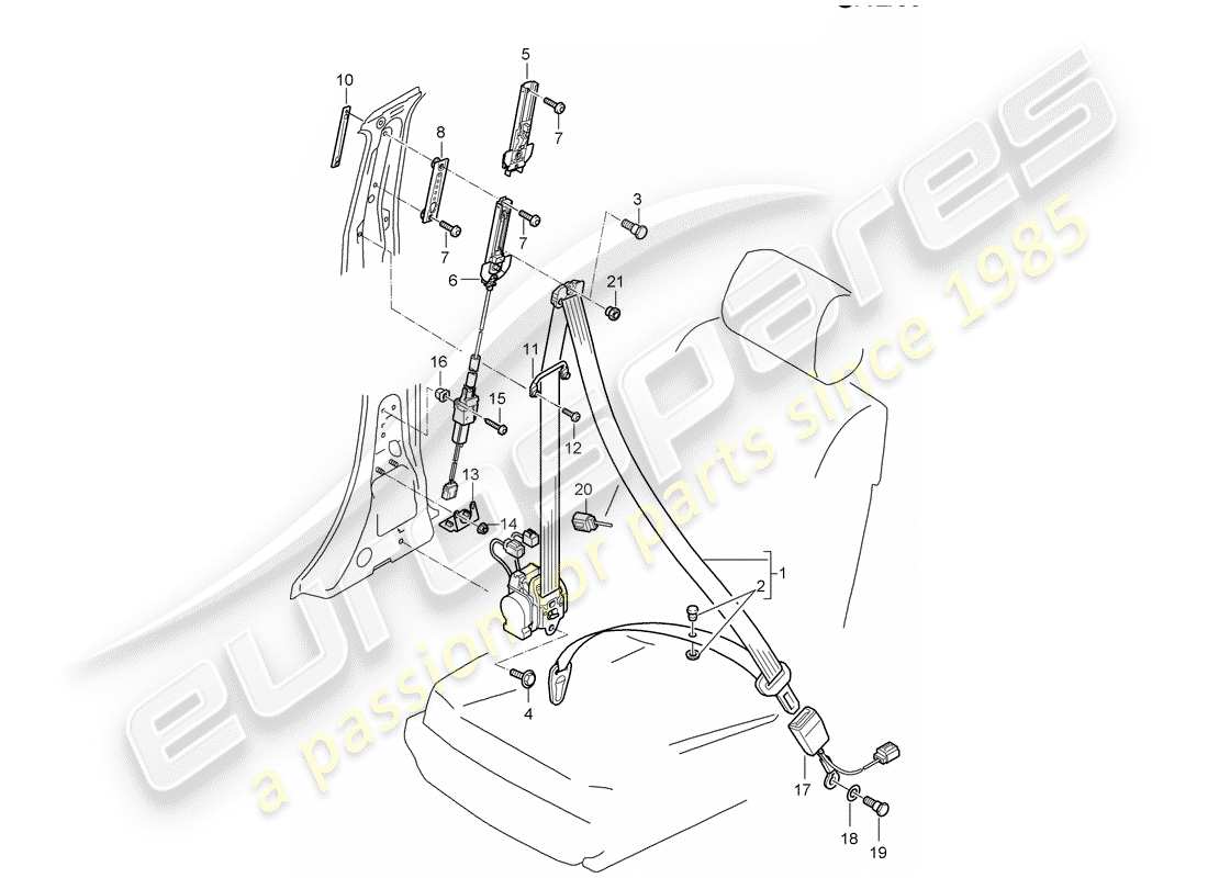part diagram containing part number 95580300112