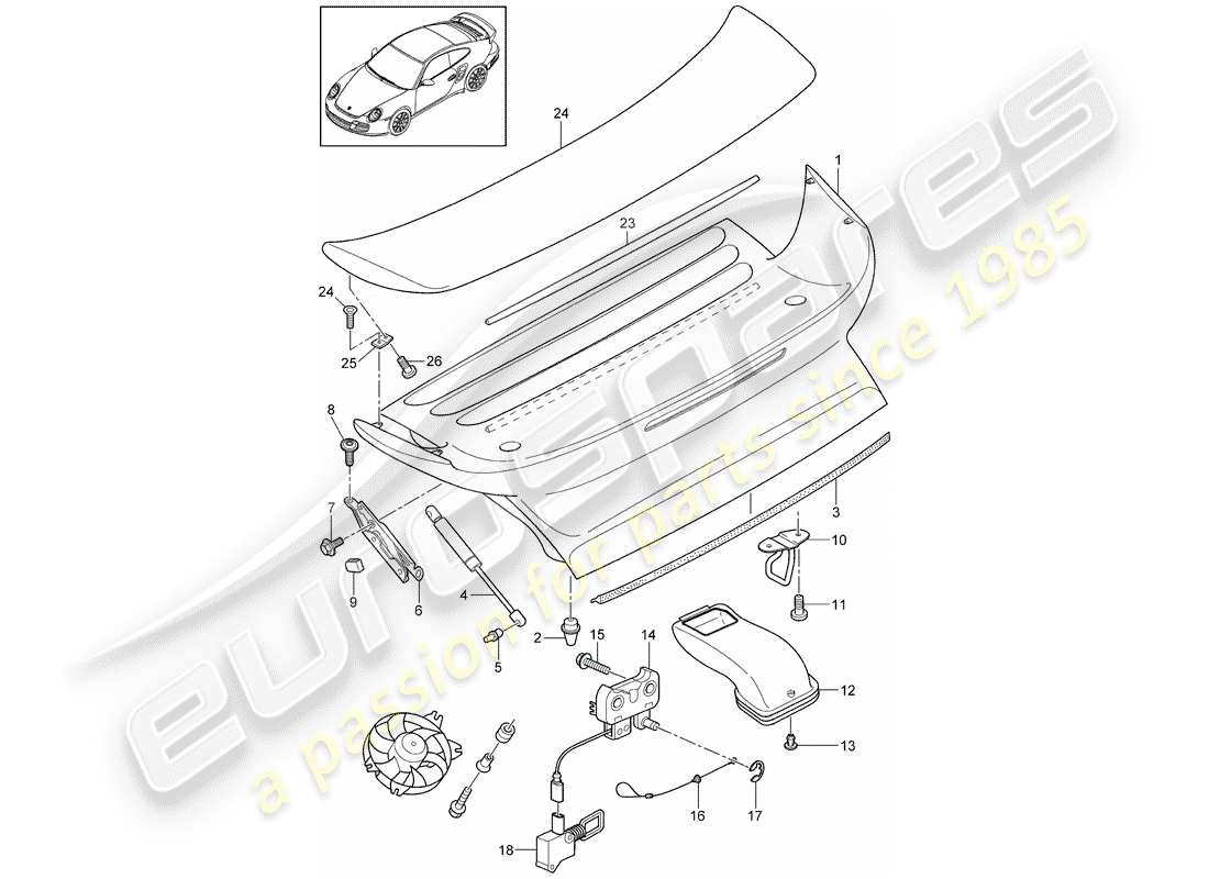 part diagram containing part number 99711017100