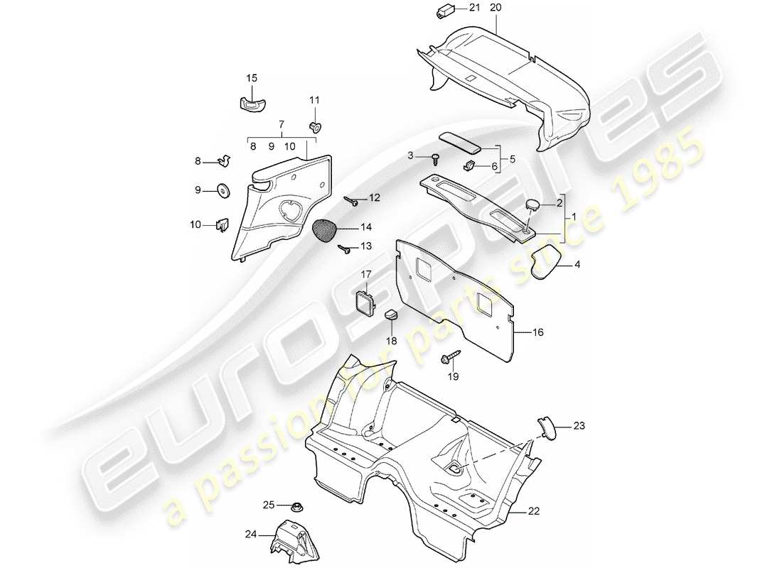 part diagram containing part number 99755122100