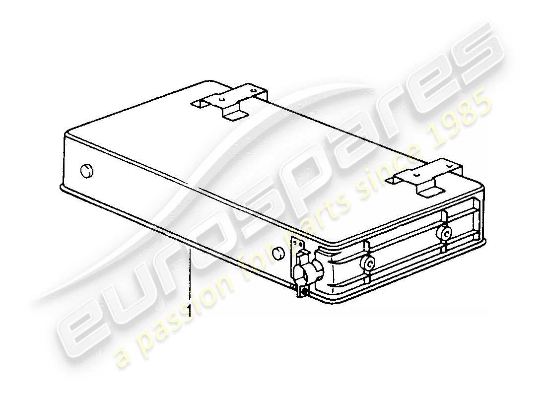 a part diagram from the porsche 1975 (refurbished and exchange catalogue) parts catalogue