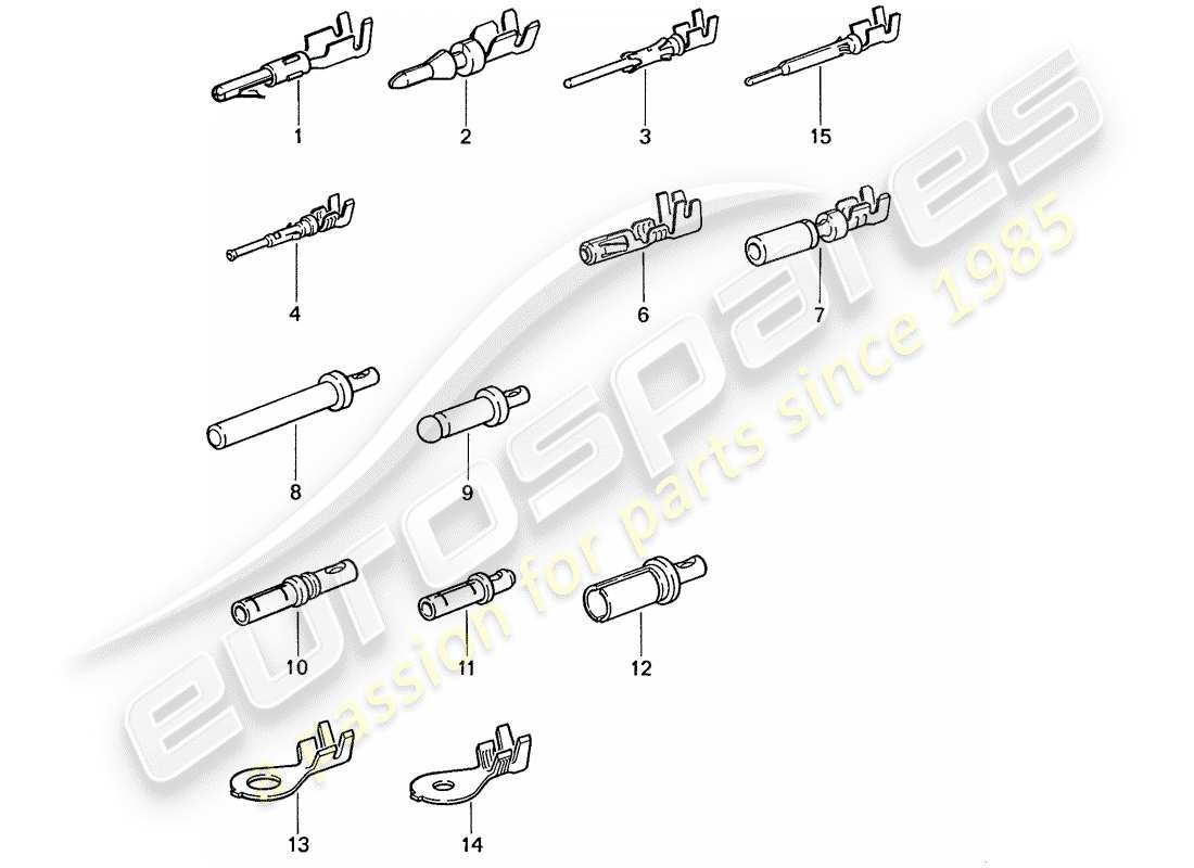 a part diagram from the porsche 1990 (944) parts catalogue