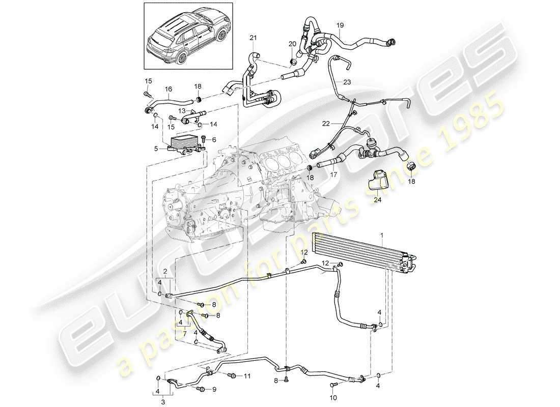 part diagram containing part number 95810655050
