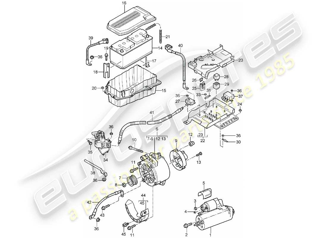 part diagram containing part number 94860311700