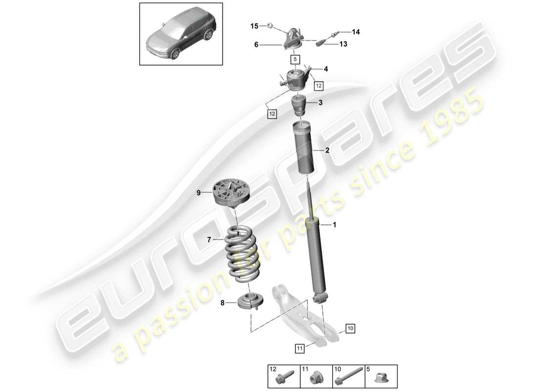 part diagram containing part number 95851111580