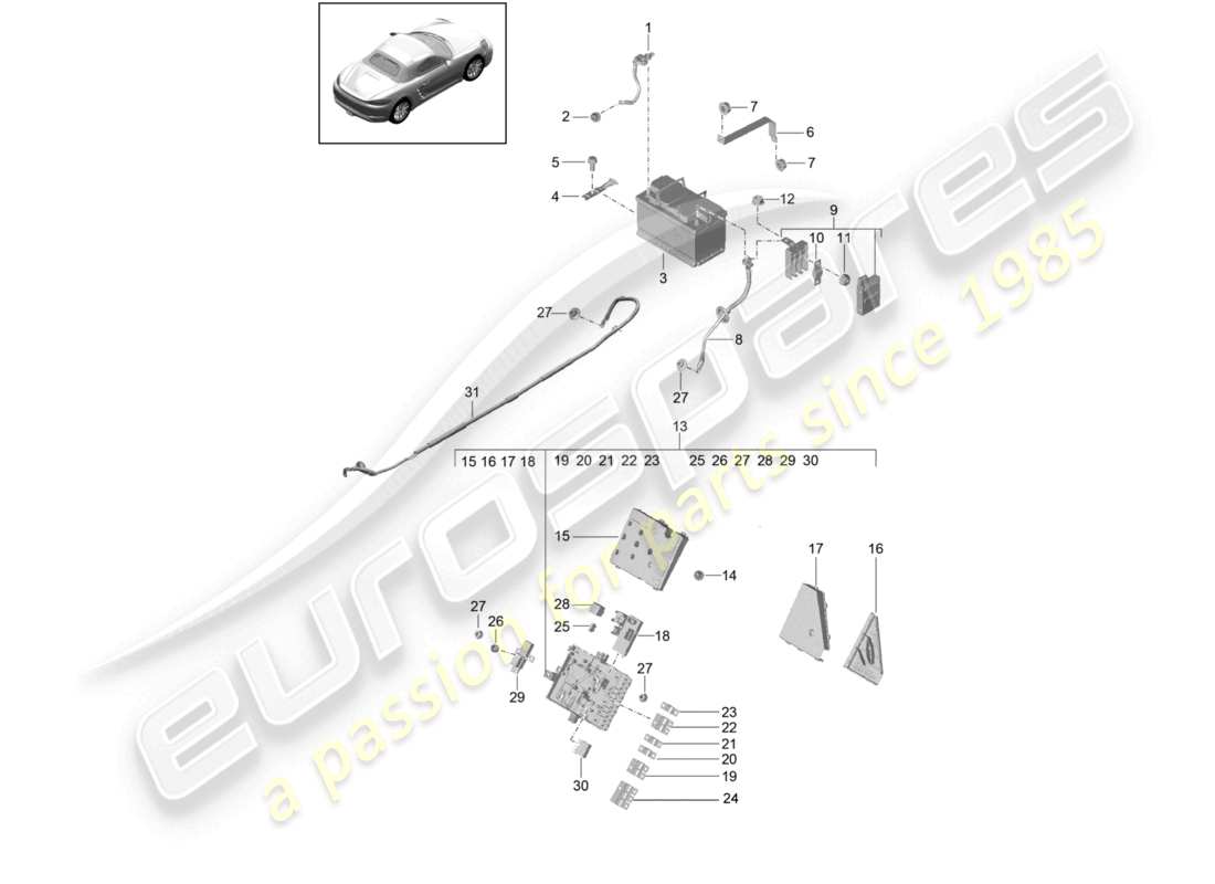 part diagram containing part number 99961108012