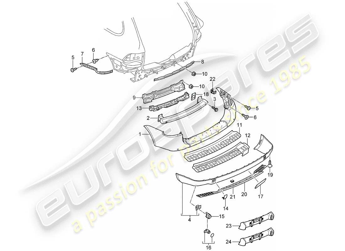 part diagram containing part number 95550508701