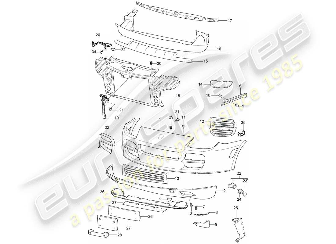 part diagram containing part number 95550555000