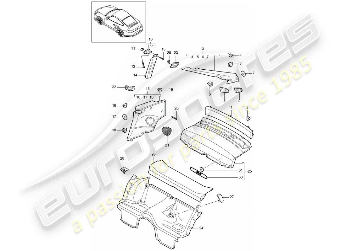 part diagram containing part number 99755103381