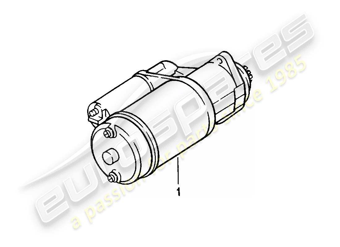 a part diagram from the porsche 2003 (refurbished and exchange catalogue) parts catalogue