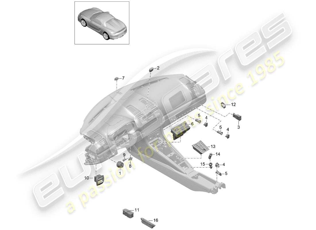 part diagram containing part number 99161396107